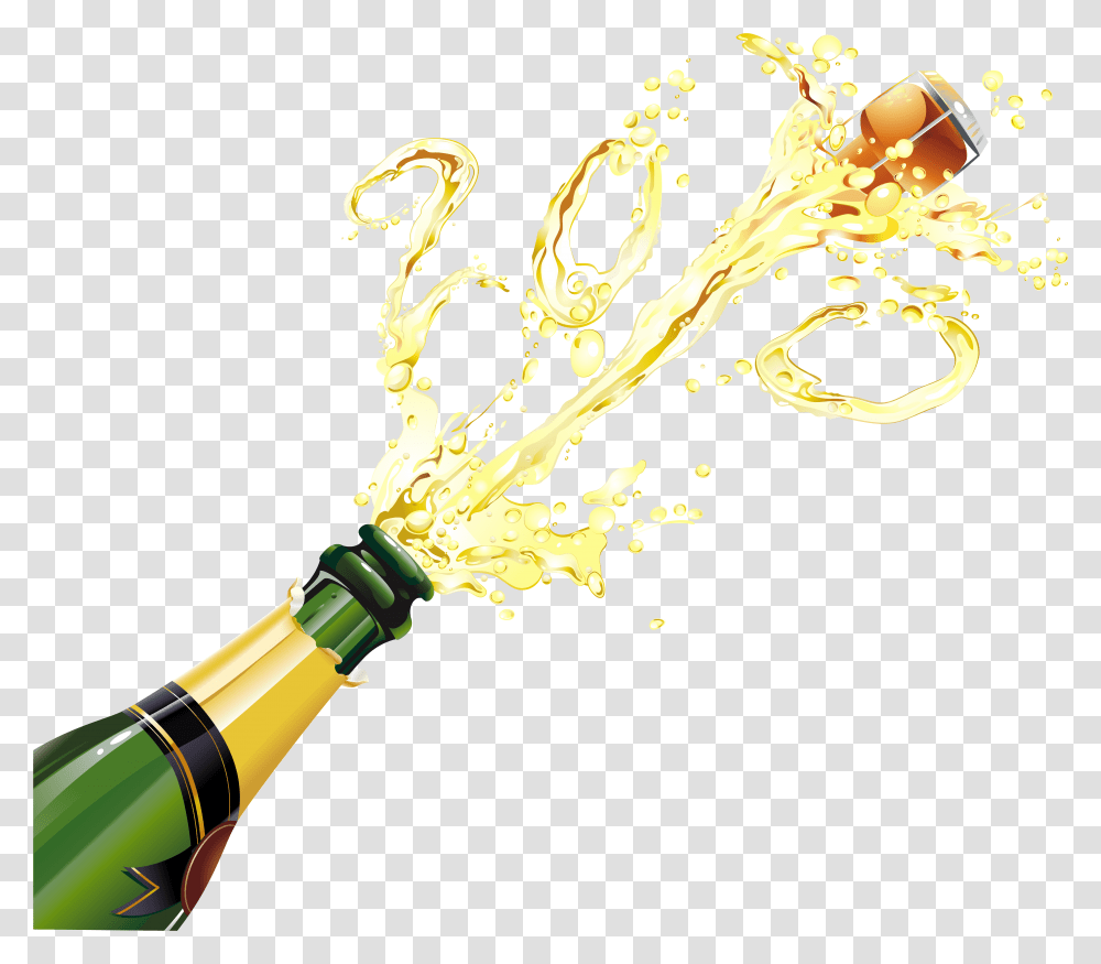 Champagne Pop Champagne Clipart Background, Beverage, Drink, Plant, Alcohol Transparent Png