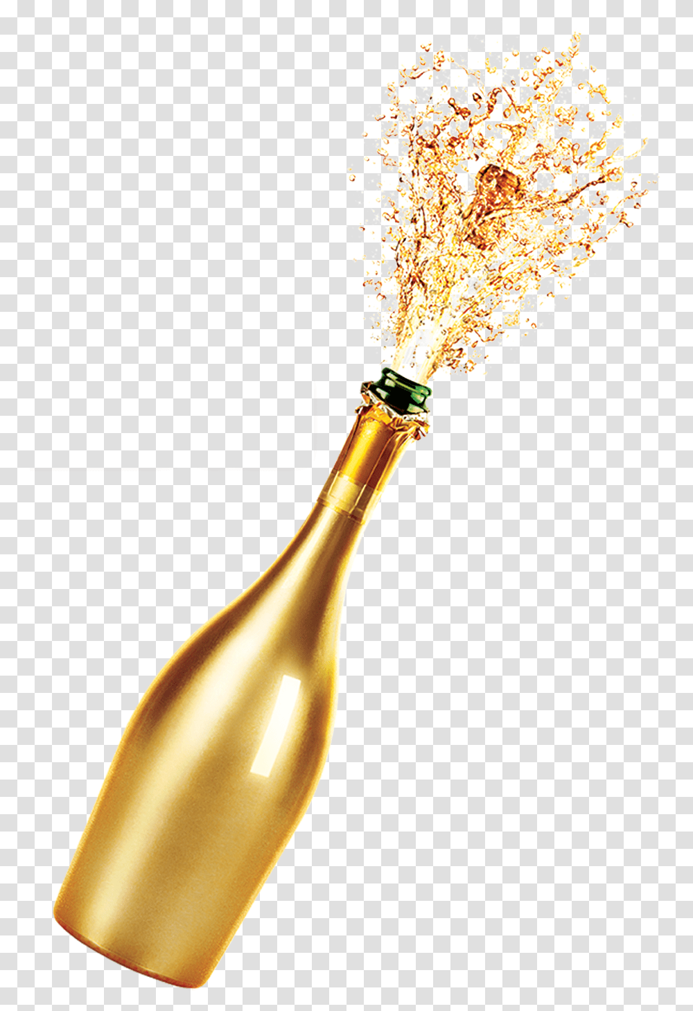 Champagne Pop Gold Champagne Bottle, Beverage, Drink, Alcohol, Wine Transparent Png