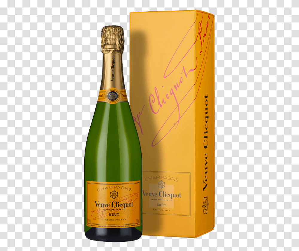 Champagne Veuve Clicquot Yellow Label Brut Nv Champagne, Alcohol, Beverage, Drink, Bottle Transparent Png