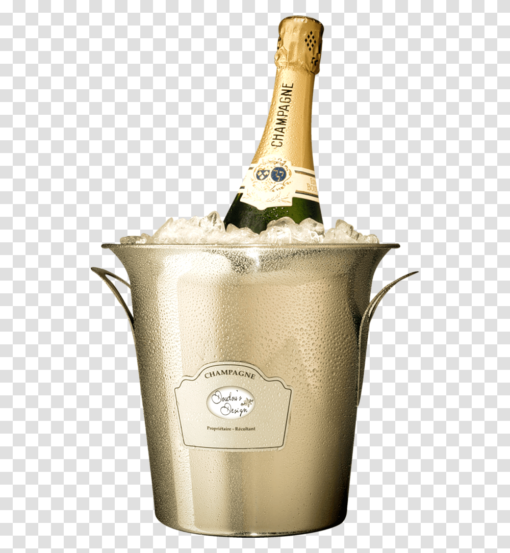 Champaign Clipart Champagne In Ice Bucket, Beverage, Milk, Wedding Cake, Dessert Transparent Png