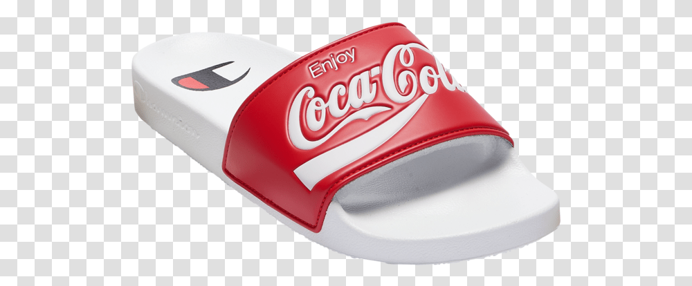 Champion Athleticwear Releases A Limited Edition Collab With Champion Coca Cola Collab Slides, Coke, Beverage, Drink, Soda Transparent Png