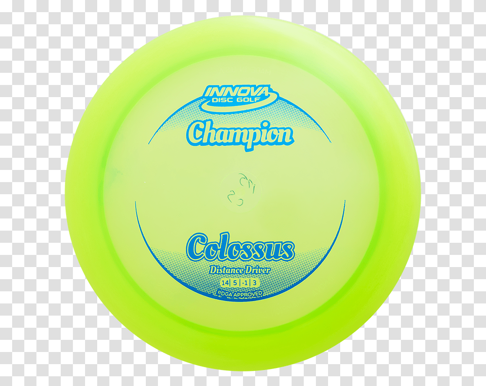 Champion Colossus Ultimate, Frisbee, Toy, Tennis Ball, Sport Transparent Png