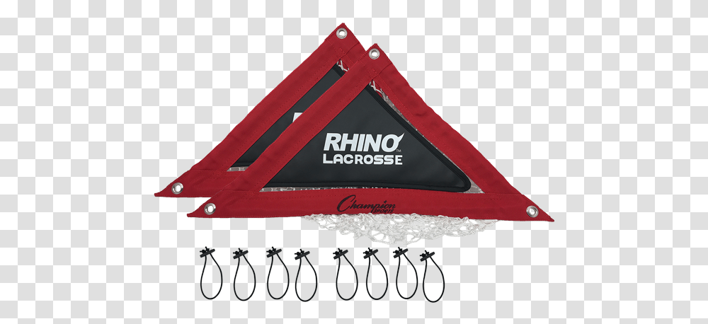 Champion Sports Lacrosse Goal Corner Target Triangle, Flag, Arrowhead Transparent Png
