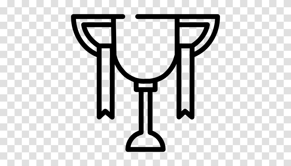 Champion Winner Trophy Cup Award Icon, Glass, Goblet, Bow, Wine Transparent Png