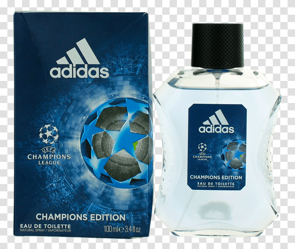 Champions League By Adidas For Men Edt Spray Adidas, Bottle, Cosmetics, Aftershave, Milk Transparent Png