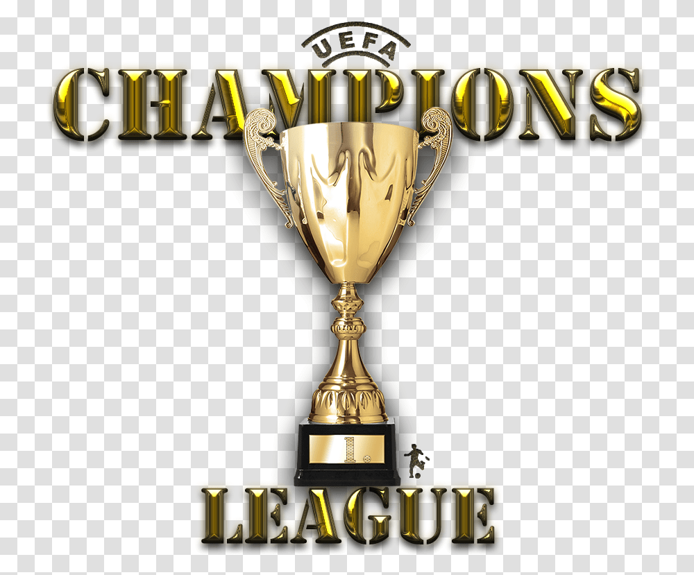 Champions League Trophy Uefa Champions League, Lamp Transparent Png