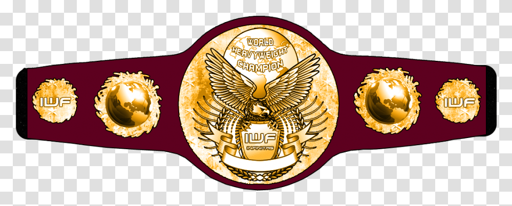 Championship Belt Boxing Champion Belt, Gold, Logo, Trademark Transparent Png