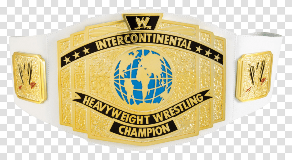 Championship Belt Wwe Belt Intercontinental, Logo, Trademark Transparent Png