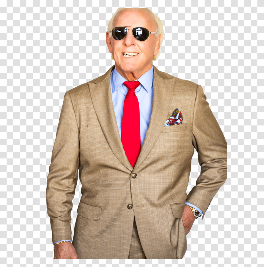 Championship Gold Custom Suit Ric Flair Collection Wwe Ric Flair, Tie, Accessories, Accessory, Sunglasses Transparent Png