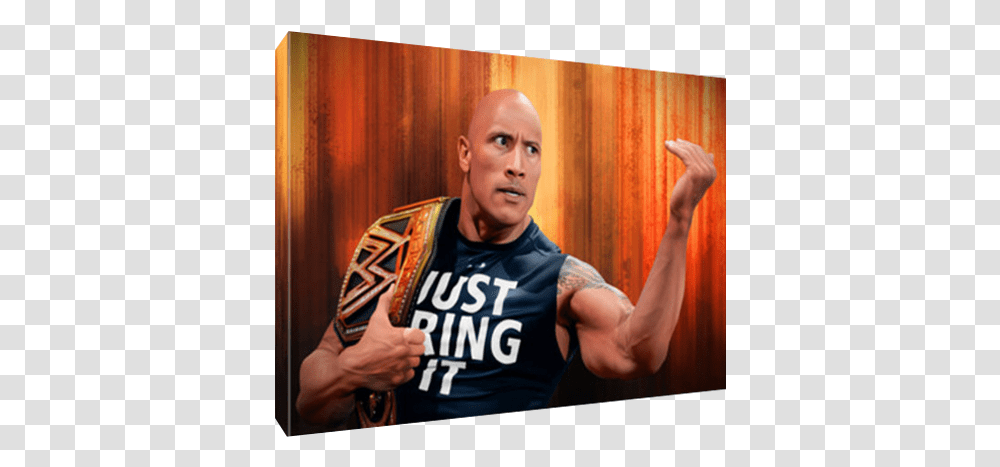 Champs Wwe The Rock, Person, Arm, Hand, Man Transparent Png