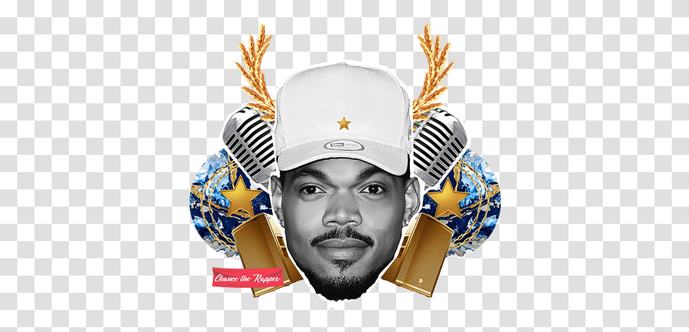 Chance The Rapper For Baseball, Person, Poster, Advertisement, Collage Transparent Png
