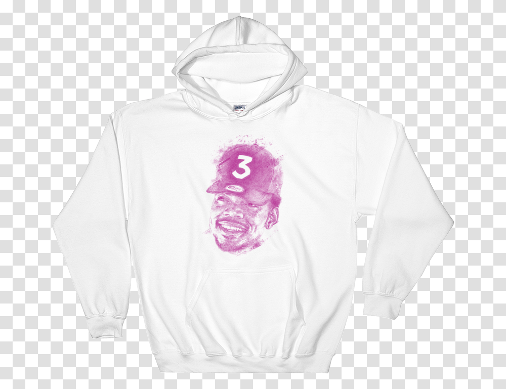 Chance The Rapper White Hoodie Senpai Hoodies Anime Girls, Clothing, Apparel, Sweatshirt, Sweater Transparent Png