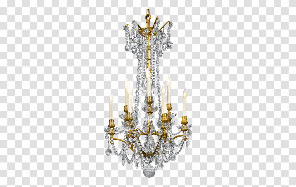 Chandelier, Lamp, Crystal, Bronze, Candle Transparent Png