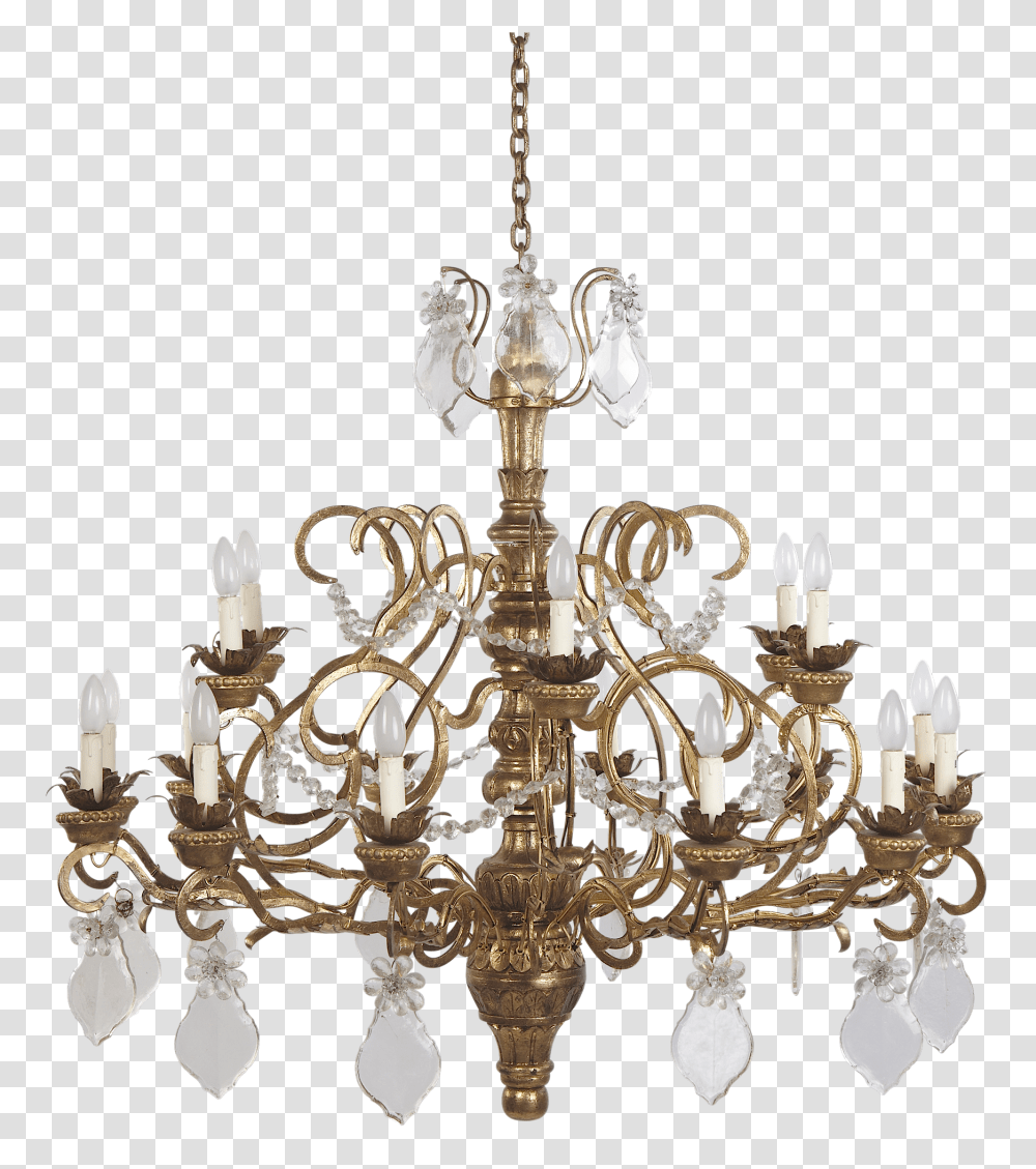 Chandelier Louis S, Lamp, Crystal Transparent Png
