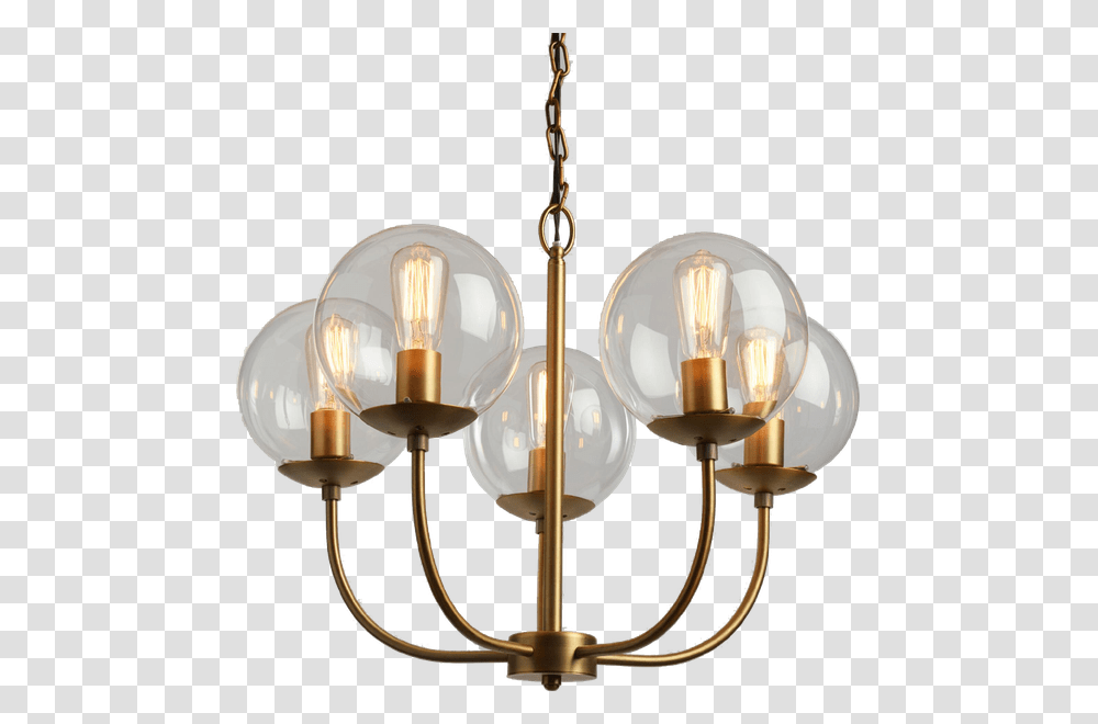 Chandelier Simple, Lamp, Light Fixture, Lampshade Transparent Png
