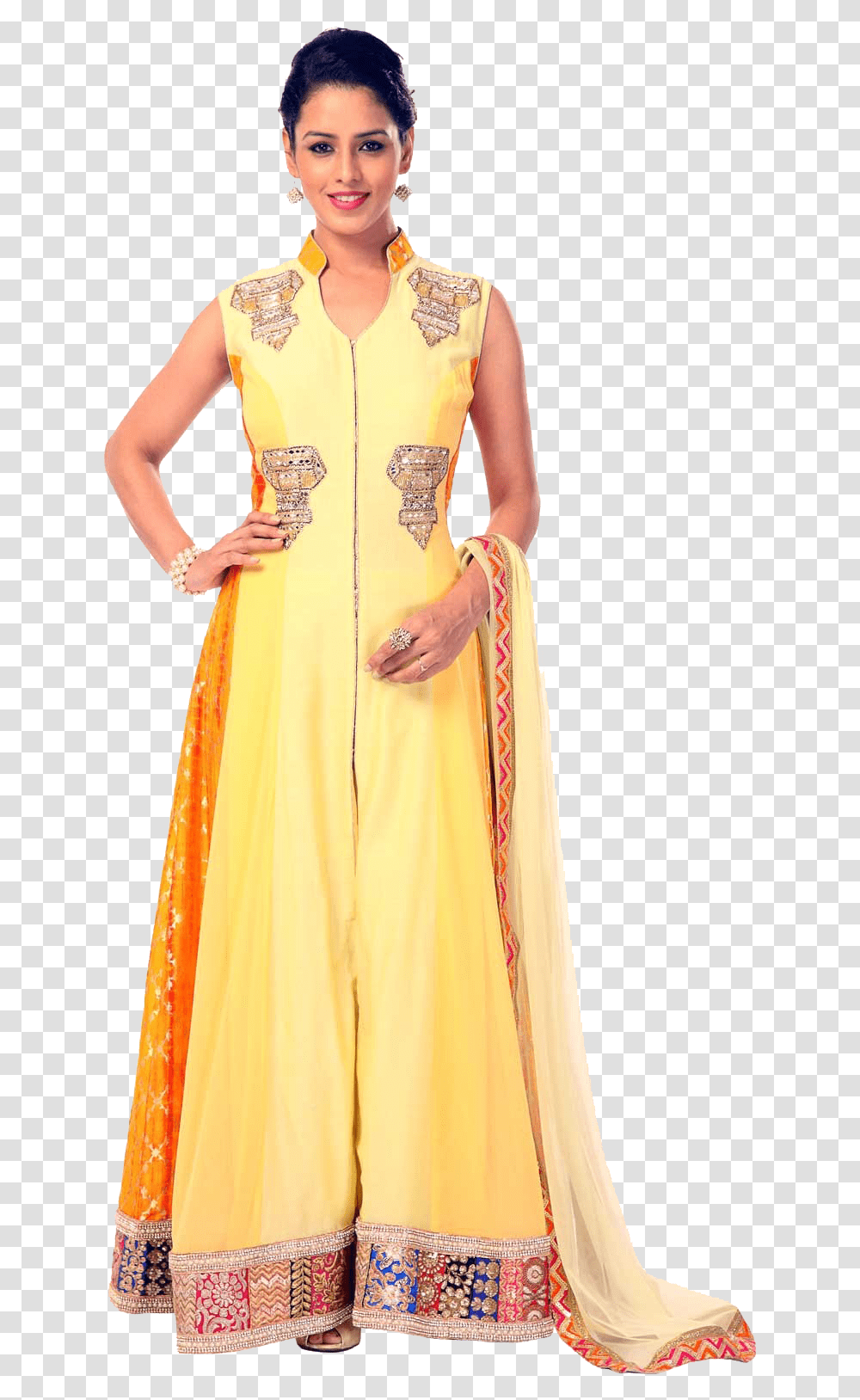 Chanderi Anarkali Suit Free Images Anarkali Suit, Apparel, Evening Dress, Robe Transparent Png