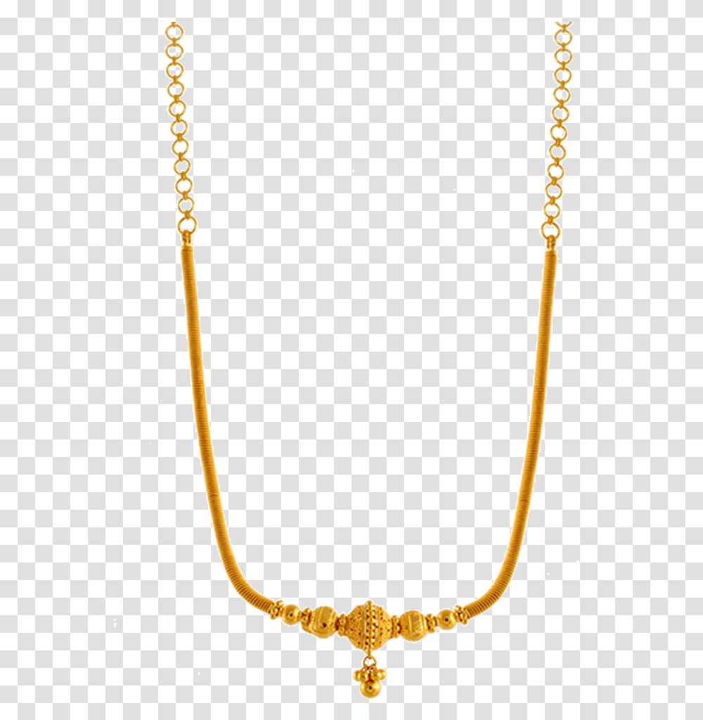 Chandra Jewellers 22k Yellow Gold Neckless Pc Chandra Mangalsutra Collection, Chain, Pendant, Armor Transparent Png