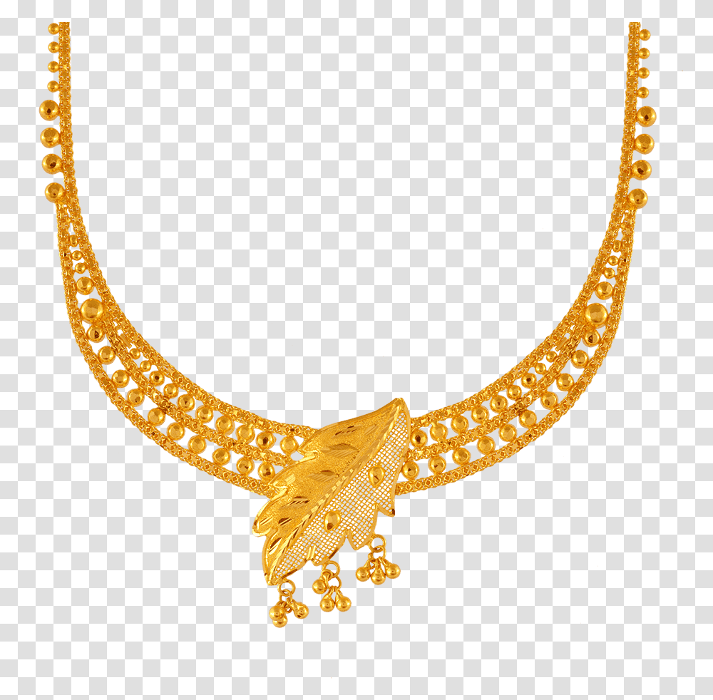 Chandra Jewellers 22kt Yellow Gold Necklace For Women Kolco Abs Saf Skrs, Jewelry, Accessories, Accessory, Snake Transparent Png