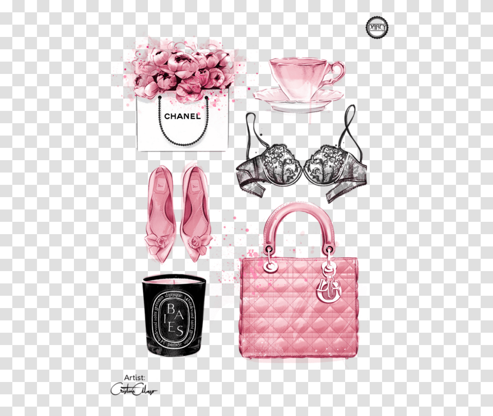 Chanel Bag Flowers Fashion Chanel, Handbag, Accessories, Accessory, Wristwatch Transparent Png
