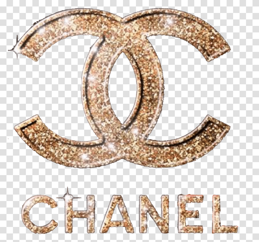 Chanel Logo Gold Gold Chanel Logo, Alphabet, Cross Transparent Png