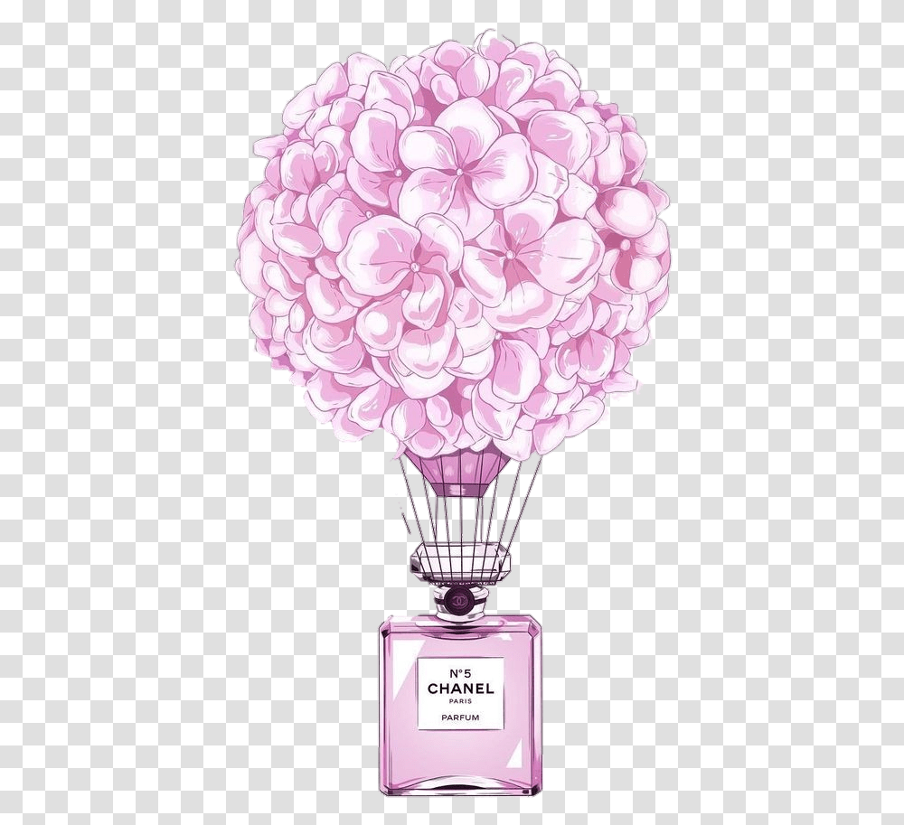 Chanel Retro Pngstickers Watercolor Illust Glitter Chanel, Lamp, Vehicle, Transportation, Hot Air Balloon Transparent Png