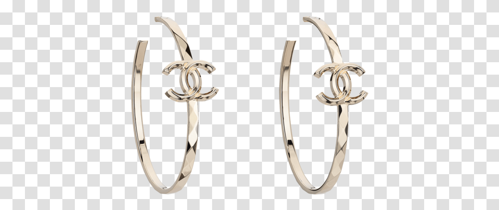 Chanel Silver Costume Jewelry, Horseshoe, Shower Faucet, Cuff, Platinum Transparent Png