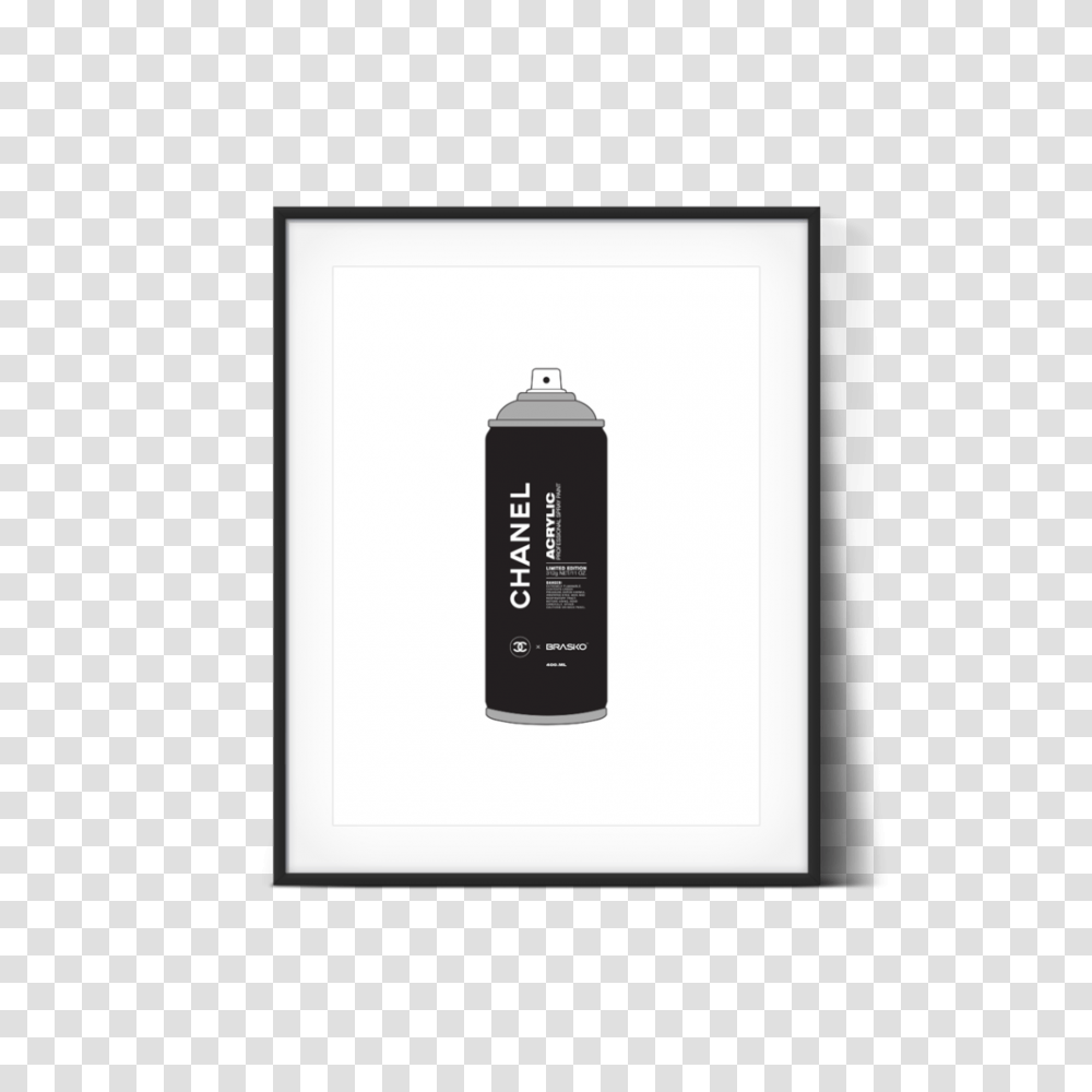 Chanel Spray Paint Poster Antonio Brasko, Bottle, Tin, Can, Spray Can Transparent Png