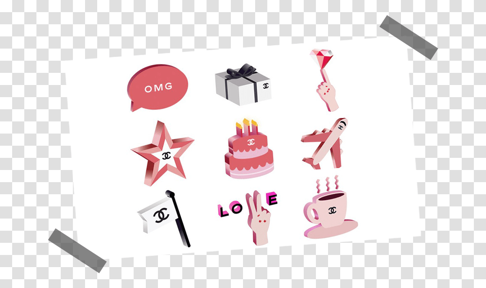 Chanelquots Trs Chic Emojis Emoji Chanel, Cake, Dessert, Food, Birthday Cake Transparent Png
