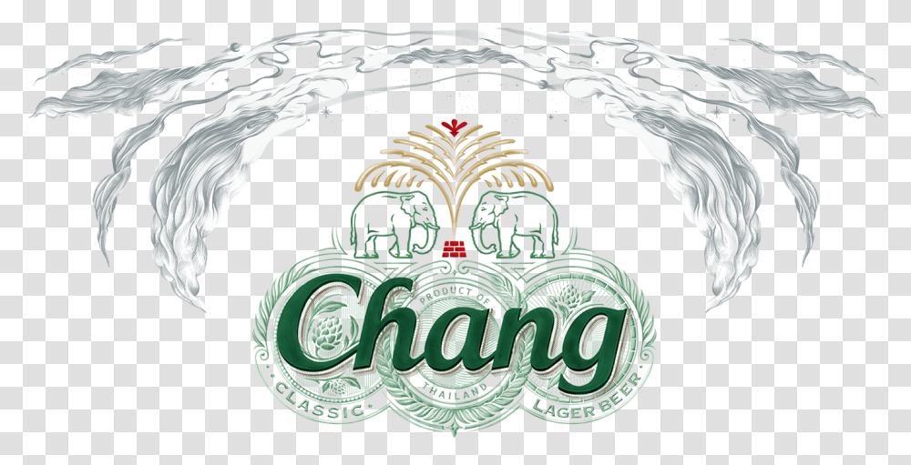 Chang Beer Logo, Liquor, Alcohol, Beverage Transparent Png