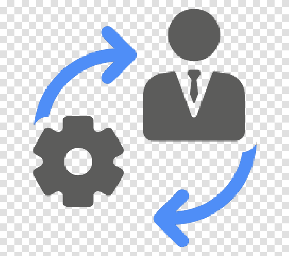 Change Management Icon, Machine, Gear, Stencil Transparent Png