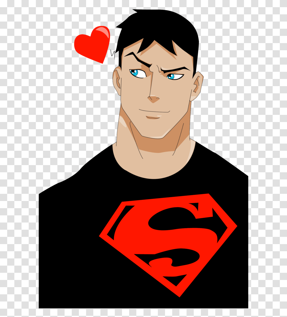Change The Hair Color To Blond And This Is My Little Conner Kent Justicia Joven, Apparel, T-Shirt Transparent Png