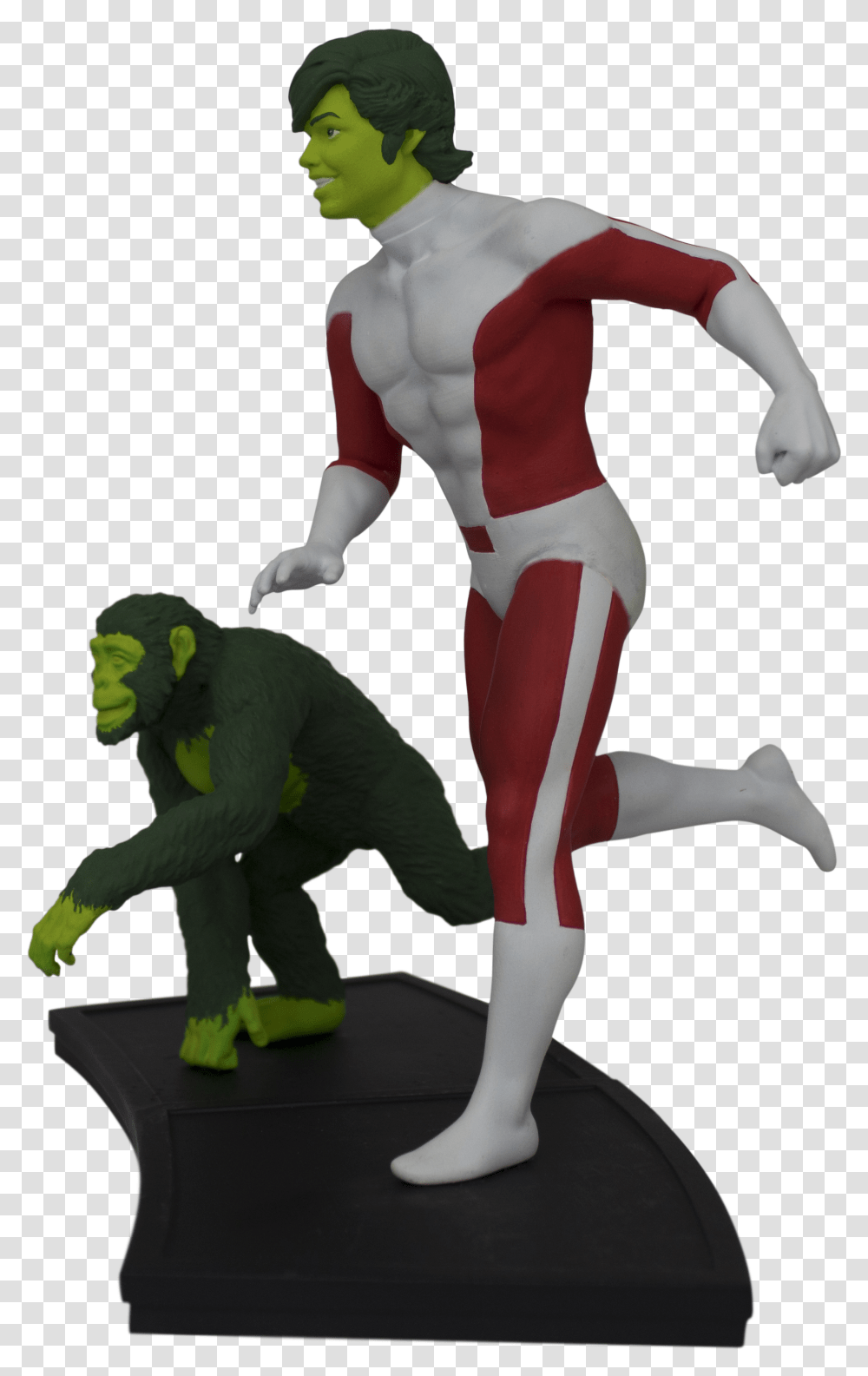 Changeling Joins Icon Heroes' New Teen Titans Line 13th Beast Boy, Person, Clothing, People, Figurine Transparent Png