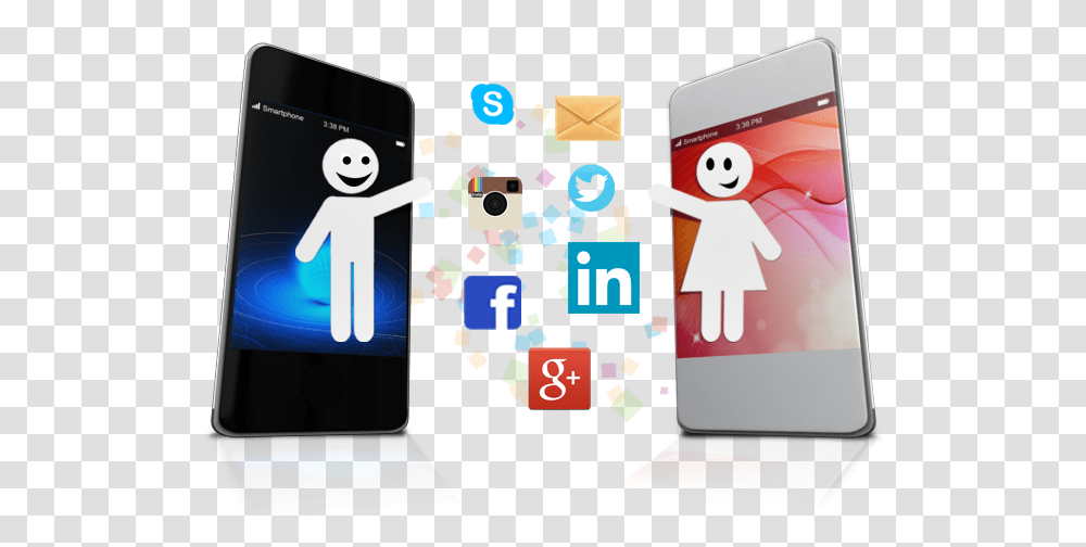 Changing The Face Of Communication Share On Twitter Android, Mobile Phone, Electronics Transparent Png