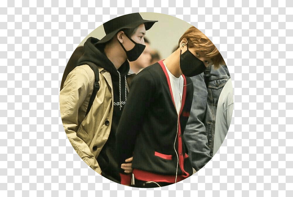 Chankai Kaiyeol Chanyeol Jongin Kai Exo Circle Wall Clock, Hat, Person, Jacket Transparent Png