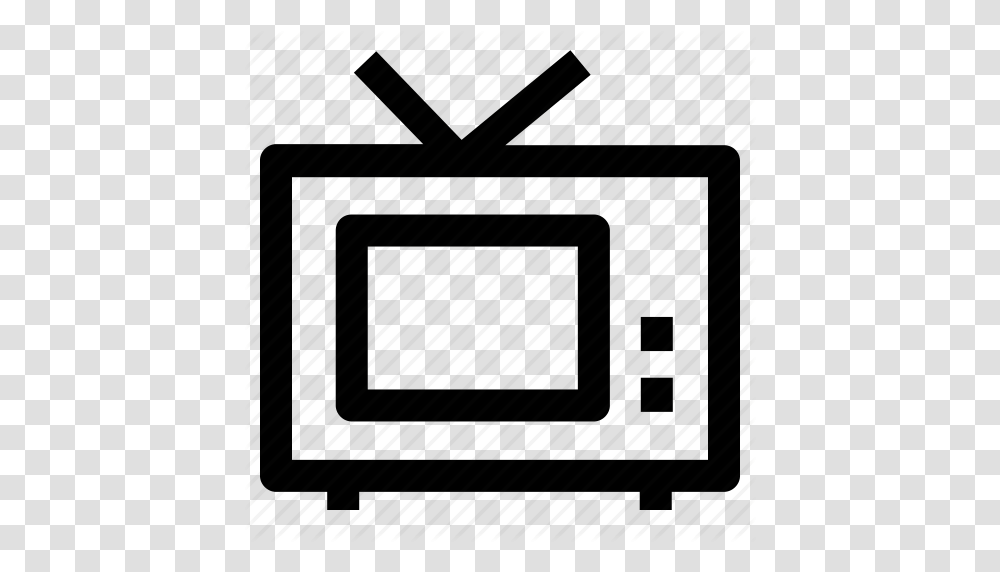 Channel Retro Screen Television Tv Icon, Electronics Transparent Png