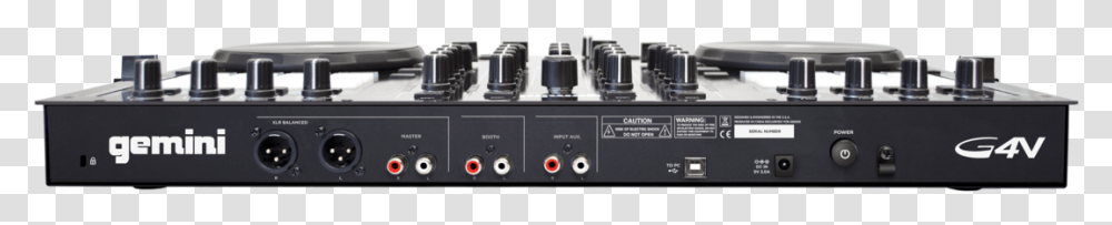 Channel Virtual Dj Controller Gemini, Electronics, Amplifier, Cooktop, Indoors Transparent Png