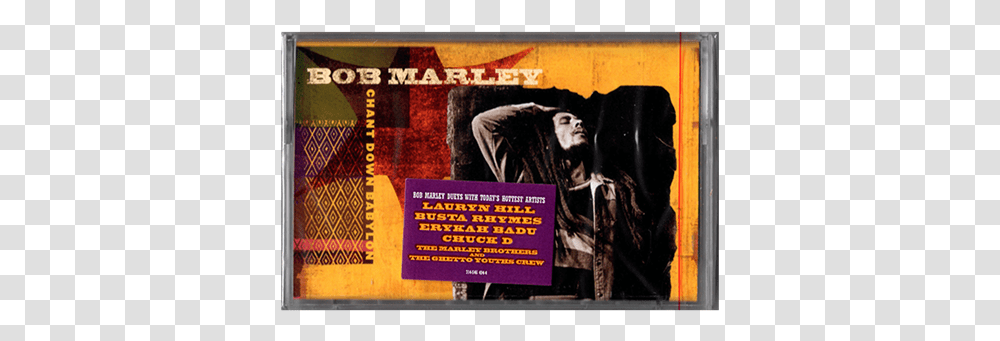 Chant Down Cassette Tape Bob Marley Chant Down Babylon Cd, Advertisement, Poster, Person, Human Transparent Png