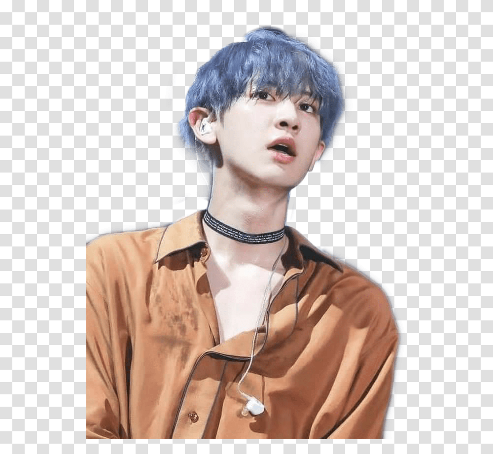 Chanyeol Choker, Face, Person, Human, Electronics Transparent Png