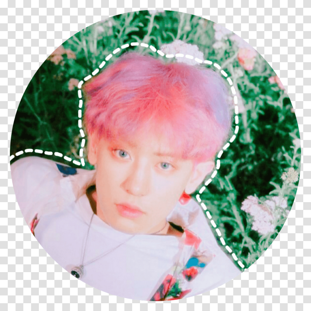 Chanyeol Circle Chanyeol Circle, Person, Hair, Wig, Costume Transparent Png