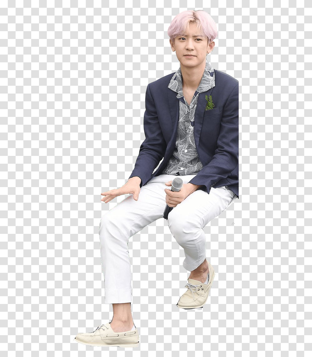 Chanyeol, Person, Shoe, Footwear Transparent Png