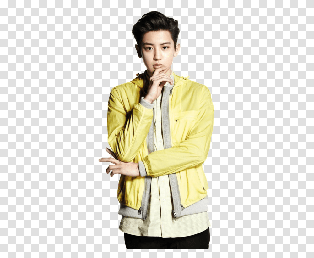 Chanyeol Download Chanyeol Exo, Apparel, Coat, Person Transparent Png