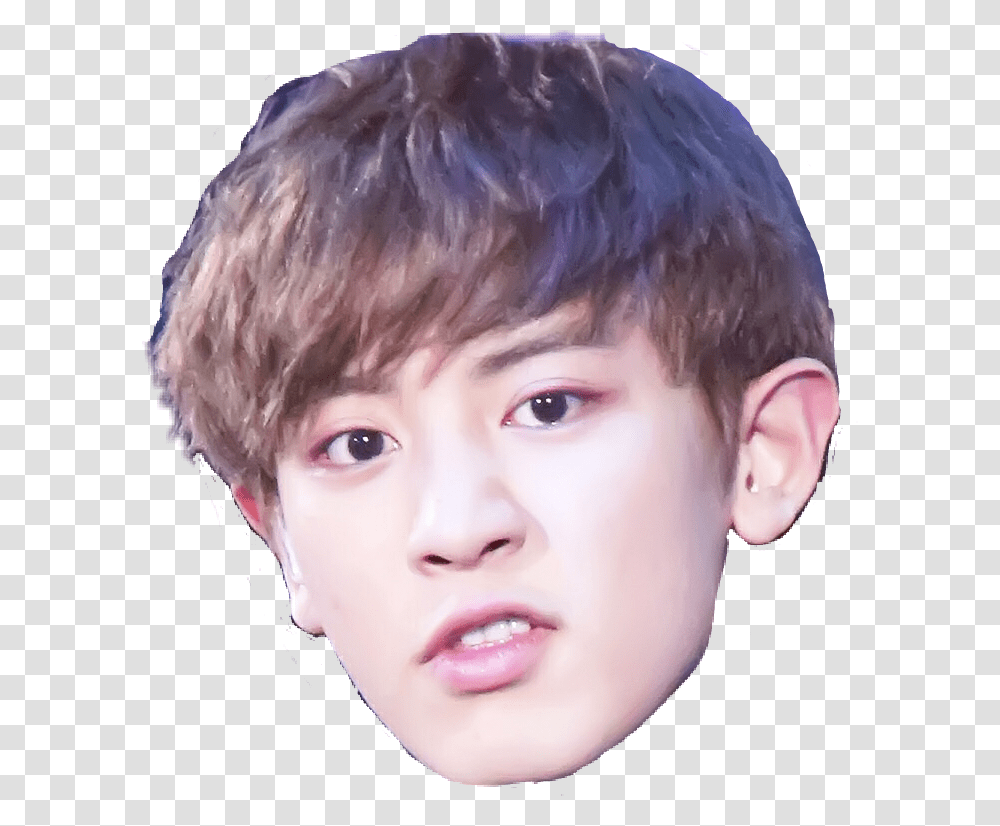 Chanyeol Exo Chanyeol Head, Face, Person, Human, Boy Transparent Png