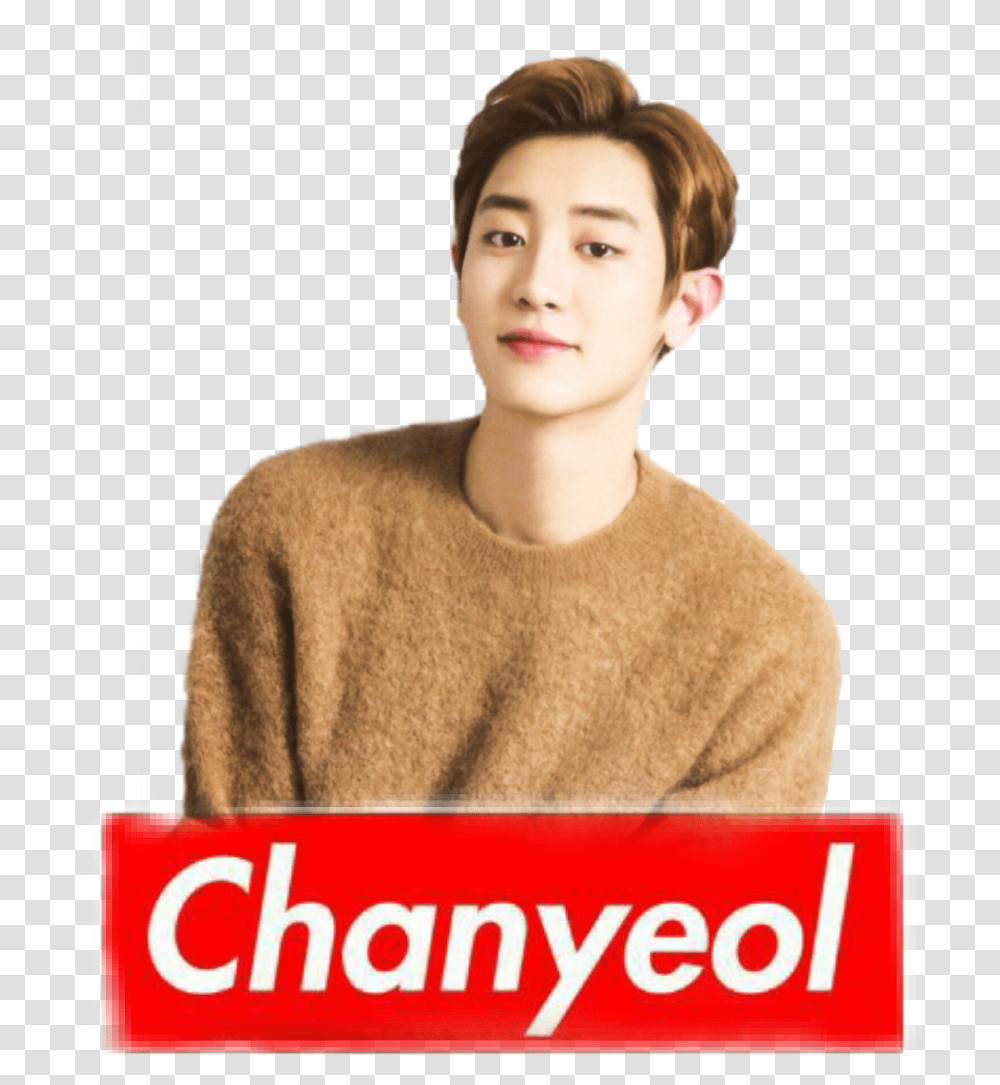 Chanyeol Exo Kpop Chanyeol A Virgin, Person, Face, Sweater Transparent Png