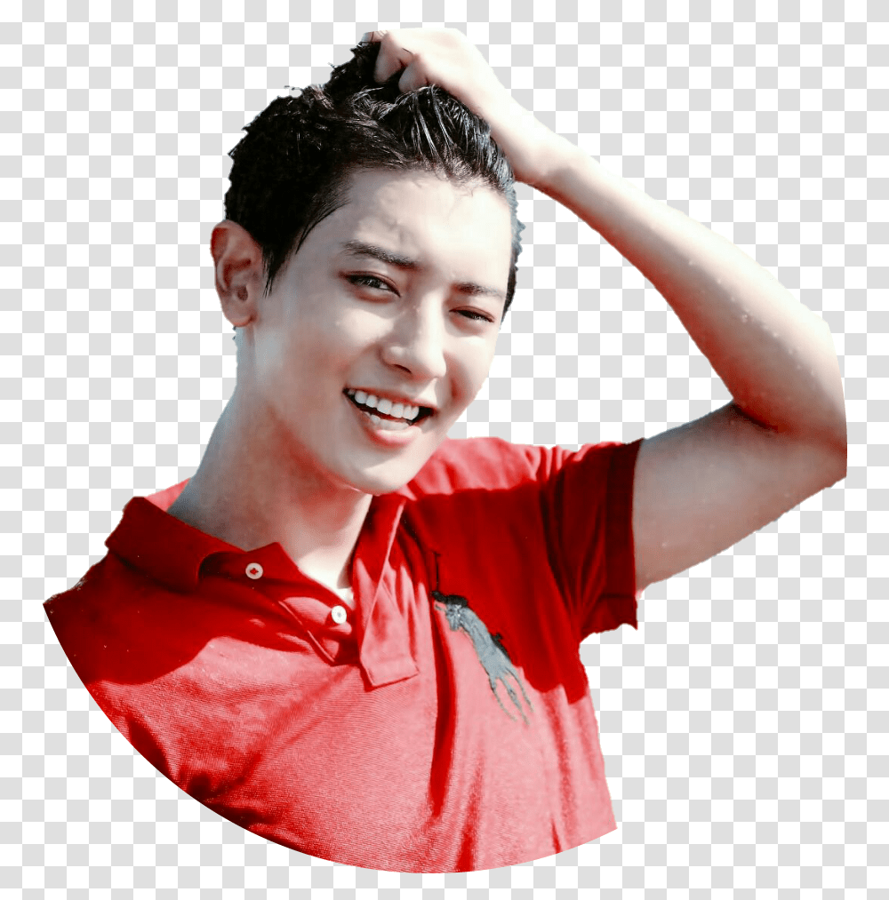 Chanyeol Exo Kpop Pcy Chanyeol Exo Dear Happiness Chanyeol, Person, Finger, Sleeve Transparent Png