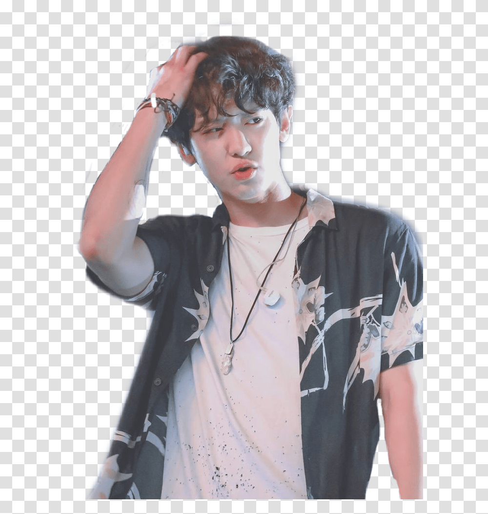 Chanyeol Exochanyeol Exo Park Chanyeol Wallpaper Hp, Person, Sleeve, Long Sleeve Transparent Png