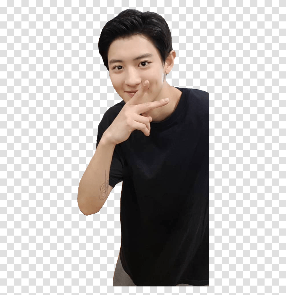 Chanyeol Full Body Full Body Chanyeol, Face, Person, Female, Smile Transparent Png