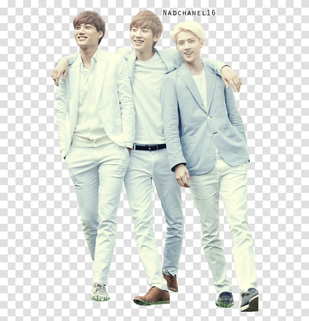 Chanyeol Sehun Sehun And Kai And Chanyeol, Person, Suit, Overcoat Transparent Png