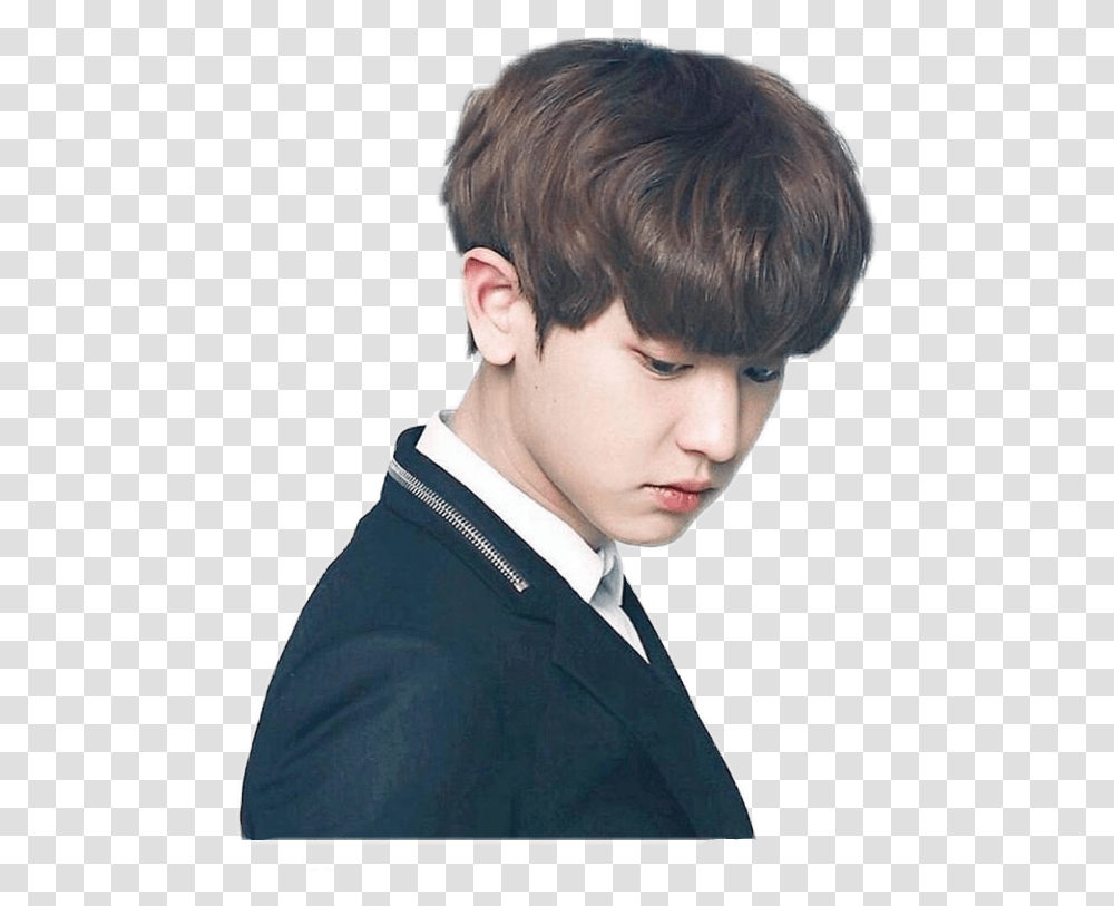 Chanyeol Sticker Park Chanyeol Background, Person, Human, Boy, Face Transparent Png
