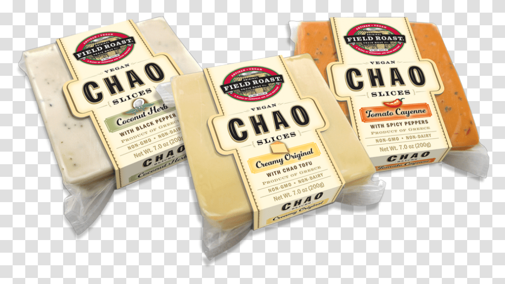 Chao Cheese Slices Chao Vegan Cheese, Food, Butter Transparent Png