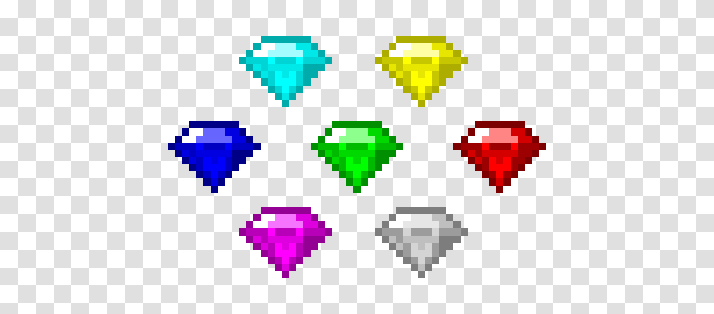 Chaos Emeralds Pixel Art Maker, Accessories, Accessory, Jewelry, Tie Transparent Png